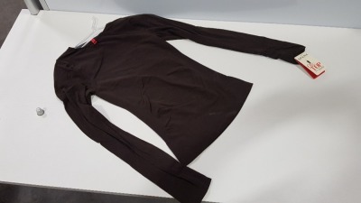 28 X BRAND NEW SPANX BITTERSWEET MEDIUM CLASSIC LONGSLEEVE CREW SHIRT (PICK LOOSE)