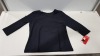 20 X BRAND NEW SPANX BLACK LARGE 3/4 BOATNECK TOPS