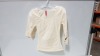 15 X BRAND NEW SPANX VANILLA MEDIUM ELBOW LENGTH SCOOP NECK SHIRTS (PICK LOOSE)