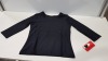 14 X BRAND NEW SPANX BLACK MEDIUM 3/4 BOATNECK TOP RRP $58.00 (PICK LOOSE)