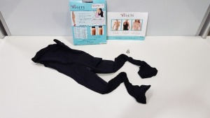 36 X BRAND NEW SPANX BLACK SIZE 1 LOVE YOUR ASSETS HIGH WAIST FOOTLESS SHAPER RRP $16.00