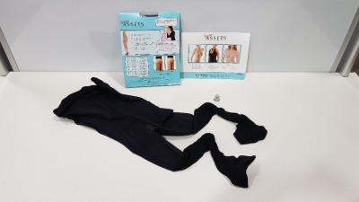 36 X BRAND NEW SPANX BLACK SIZE 1 LOVE YOUR ASSETS HIGH WAIST FOOTLESS SHAPER RRP $16.00
