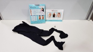 36 X BRAND NEW SPANX BLACK SIZE 1 LOVE YOUR ASSETS HIGH WAIST FOOTLESS SHAPER RRP $16.00