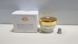 4 X BRAND NEW KEDMA RESTORING DAY CREAM WITH DEAD SEA MINERALS AND COLLAGEN - 50G RRP $1596