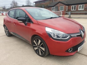 RED RENAULT CLIO DYNAMIQUES MEDIA NAV NRG. ( DIESEL ) Reg : HV14 OED Mileage : 53,313 Details: WITH 1 KEY MOT - 11/08/2021 V5 WILL BE POSTED TO US CLIMATE CONTROL CRUISE CONTROL SAT NAV 1461CC