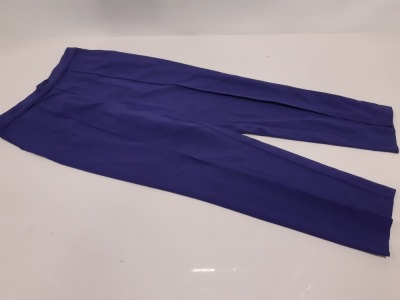 50 X BRAND NEW M&S COLLECTION ELASTIC BLUE LADIES PANTS IN VARIOUS SIZES (UK12 - 18)