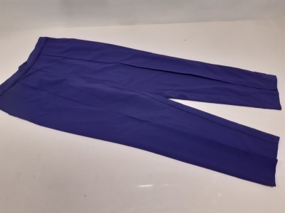 50 X BRAND NEW M&S COLLECTION ELASTIC BLUE LADIES PANTS IN VARIOUS SIZES (UK12 - 18)