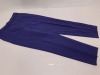 50 X BRAND NEW M&S COLLECTION ELASTIC BLUE LADIES PANTS IN VARIOUS SIZES (UK12 - 18)