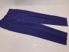 50 X BRAND NEW M&S COLLECTION ELASTIC BLUE LADIES PANTS IN VARIOUS SIZES (UK12 - 18)