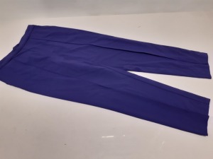 50 X BRAND NEW M&S COLLECTION ELASTIC BLUE LADIES PANTS IN VARIOUS SIZES (UK12 - 18)