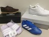 5 PIECE MIXED SHOE LOT CONTAINING ADIDAS BOYS BLUE ASTRO TRAINERS 6.5 UK, ADIDAS AQUA SLIDERS UK 7 AND NIKE AIR FORCE 1 SIZE 11.5UK