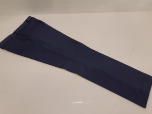15 X BRAND NEW BURTONS NAVY SLIM FIT SUIT PANTS IN SIZE 34S / 36R / 32R AND 34L