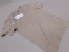 20 X BRAND NEW TOPMAN THE PERFECT TEE BEIGE COLOURED SMALL T-SHIRTS - RRP £18.00pp