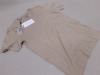 20 X BRAND NEW TOPMAN THE PERFECT TEE BEIGE COLOURED SMALL T-SHIRTS - RRP £18.00pp