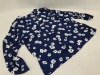 10 X BRAND NEW DOROTHY PERKINS BLUE FLORAL LADIES BLOUSE IN SIZE 12 / 14 AND 16 UK - RRP £25.00pp
