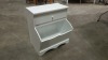 5 X 1 DRAW STORAGE BOX IN WHITE 66CM X 60CM X 46CM