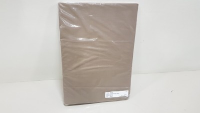 38 X BRAND NEW MOCHA DEEP FITTED SHEETS SINGLE AND DOUBLE