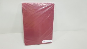 26 X BRAND NEW RED SINGLE DEEP FITTED SHEETS AND 9 X BRAND NEW BLACK SUPER KING DEEP FITTED SHEETS