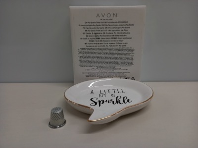 40 X BRAND NEW AVON REY SPARKLE TRINKET DISH