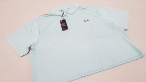 15 X BRAND NEW UNDER ARMOUR BAGGED PERFORM POLO SHIRT (VARIOUS SIZES M - 2XL) TOTAL RRP £524.85 (PICK LOOSE)