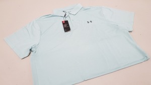 15 X BRAND NEW UNDER ARMOUR BAGGED PERFORM POLO SHIRT (VARIOUS SIZES M - 2XL) TOTAL RRP £524.85 (PICK LOOSE)