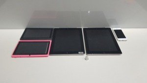 2 X 16GB IPADS, 2 X 7" TABLETS AND 1 X APPLE IPHONE ALL FOR SPARES