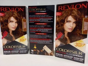 48 X BRAND NEW REVLON COLORSILK ALL IN ONE BUTTERCREAM MEDIUM GOLDEN BROWN HAIR COLOUR IN 4 BOXES