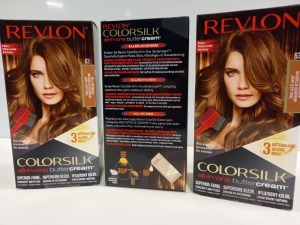 48 X BRAND NEW REVLON COLORSILK ALL IN ONE BUTTERCREAM LIGHT GOLDEN BROWN HAIR COLOUR IN 4 BOXES