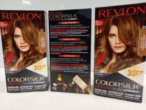 48 X BRAND NEW REVLON COLORSILK ALL IN ONE BUTTERCREAM LIGHT GOLDEN BROWN HAIR COLOUR IN 4 BOXES