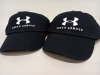 13 X BRAND NEW BAGGED UNDER ARMOUR BLACK CAPS - WOMEN'S - (PICK LOOSE) RRP £17.99 EACH - TOTAL £233.87