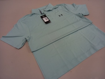 15 X BRAND NEW UNDER ARMOUR BAGGED PERFORM POLO SHIRT SIZE LARGE (PICK LOOSE)