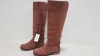 18 X BRAND NEW THE CHILDRENS PLACE DUSTY PINK KNEE HIGH BOOTS SIZE 11 KIDS RRP $810.00