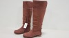 18 X BRAND NEW THE CHILDRENS PLACE DUSTY PINK KNEE HIGH BOOTS SIZE 3 KIDS RRP $810.00