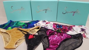 60 X SCRUMPIES OF MAYFAIR BRIEFS - IN ASSORTED STYLES & SIZES - WITH OVER 60 CHARMS AND 60 PRESENTATION BOXES - ORIG RRP £35 RRP (£2100.00)