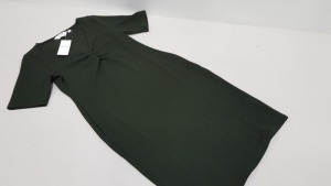 14 X BRAND NEW DOROTHY PERKINS GREEN DRESSES UK SIZE 10 TOTAL RRP £280.00