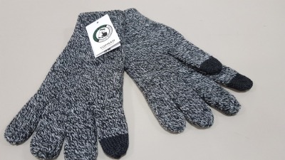 51 X BRAND NEW TOPMAN GREY WINTER GLOVES SIZE M/L TOTAL RRP £408.00 (PICK LOOSE - DOUBLE PACKS)