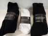 APPROX 100 PR ESSENTIAL SOCKS AND ACTIVE FRESH COTTON SOCKS ETC IN 2 TRAYS (NOT INCLUDED)