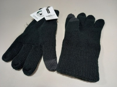 61 X BRAND NEW TOPMAN BLACK WINTER GLOVES SIZE S/M TOTAL RRP £488.00