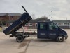 BLUE FORD TRANSIT 115 T350L D/C RWD. ( DIESEL ) Reg : WF61DNY Mileage : 137411 Details: ENGINE SIZE: 2402CC, WITH V5, 2 KEYS, MOT UNTIL 16/02/2022, TWIN CAB TIPPER, FITTED WITH LOCKABLE TOOL CHEST WITH KEY, FITTED WITH TOW BAR - 5