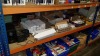 APPROX 75+ ITEMS TO INCLUDE - (GENIUS) SPEAKER SYSTEM, (DEWALT) FASTENERS, CHROME DOOR HANDLES, LETTER BOXES, CHROME FINISHED SOFT DOOR CLOSERS ETC CONTAINED ON FULL SHELF