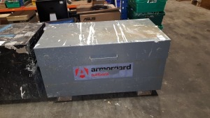 1 X (ARMORGARD TUFFBANK) GREY VAN VAULT - NO KEYS