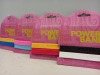 APPROX 3,840 PACKS OF 2 X (TOP-NOTCH) POWER BANDS IN 4 DIFFERENT COLOURS YELLOW, PINK, BLUE & RED - CONTAINED IN 4 BOXES