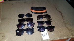 7 X WOMENS SUNGLASSES TO INCLUDE - G-STAR, MIU MIU, CARRERA ETC & 1 X CARRY CASE