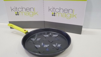 48 X BRAND NEW AVON KITCHEN MAGIK STAR ENGRAVED COOKLING PAN IN 12 BOXES