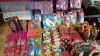 APPROX 300+ ASSORTED TOY LOT CONTAINING SHOPKINS UMBRELLA, FUNGUS AMUNGUS CRYO CHAMBER, MARVEL BUBBLE WANDS, HEADBAND AND BRACELET CHARM SETS, PAW PATROL TISSUE PAPER ART, WOODEN UNICORN MEMORIES BOARDS ETC