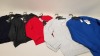 APPROX 240 X BRAND NEW ASSORTED BOYS COTTON RICH SWEATSHIRTS IN COLOURS RED,BLUE,GREY ETC - IN 4 BOXES
