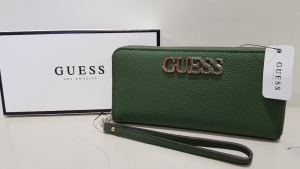 4 X BRAND NEW BOXED GUESS FORREST COLOURED UPTOWN CHIC PURSE RRP: $50.00pp