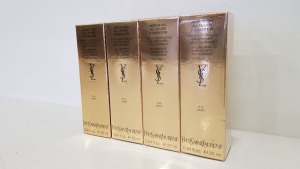 12 X BRAND NEW YVES SAINT LAURENT ( B20 IVORY) ALL HOURS FOUNDATION - 25ML