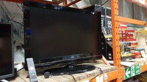 CELLO 37" WIDESCREEN LCD TV WITH DVD & REMOTE / LEADS - C3738FV2 - NOTE ITEM HAS BEEN REFURBISHED BY MANUFACTURER