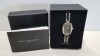 5 X BRAND NEW FRENCH CONNECTION LADIES BLACK AND SILVER WATCH PRODUCT CODE: FC1203BM
